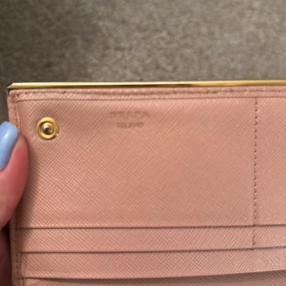 Prada Saffiano Leather Long Wallet on Chain - Picture 4 of 12